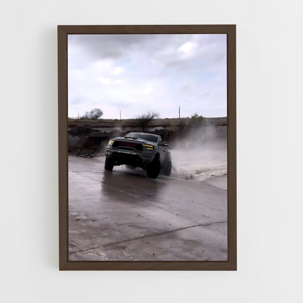 Poster Pluie de Boue – affiche Dodge (vue 5)